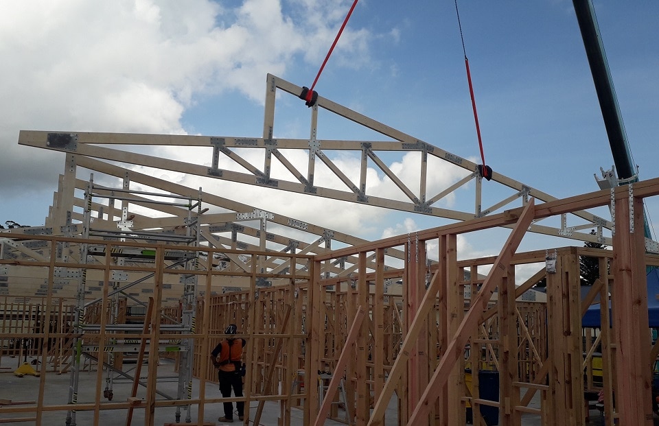 Roof truss placement