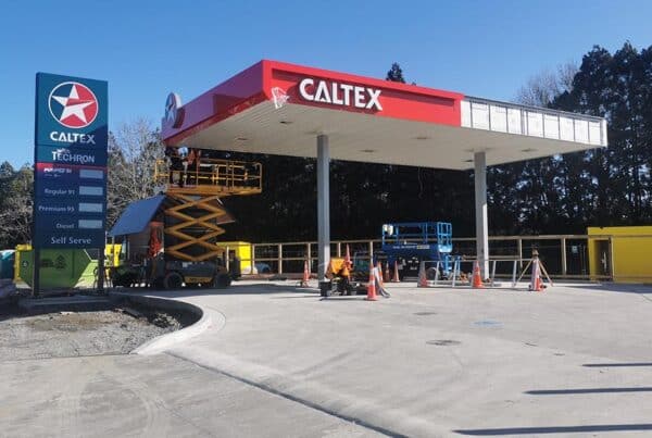 caltex riverhead nearing completion