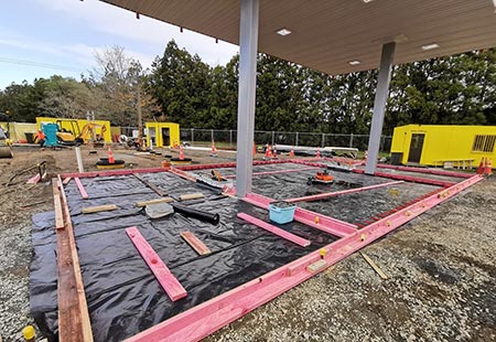 formwork at caltex riverhead