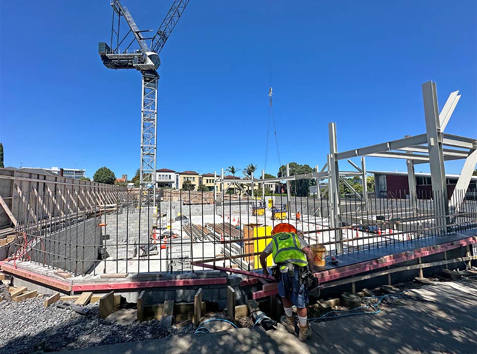 99 remuera road project mikado work in progress february 2024 cassidy construction