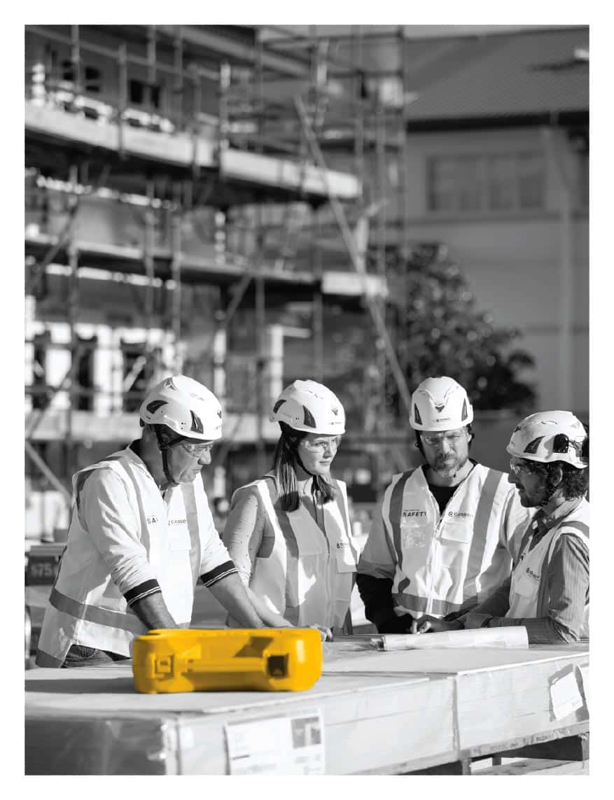 on site meeting with cassidy construction