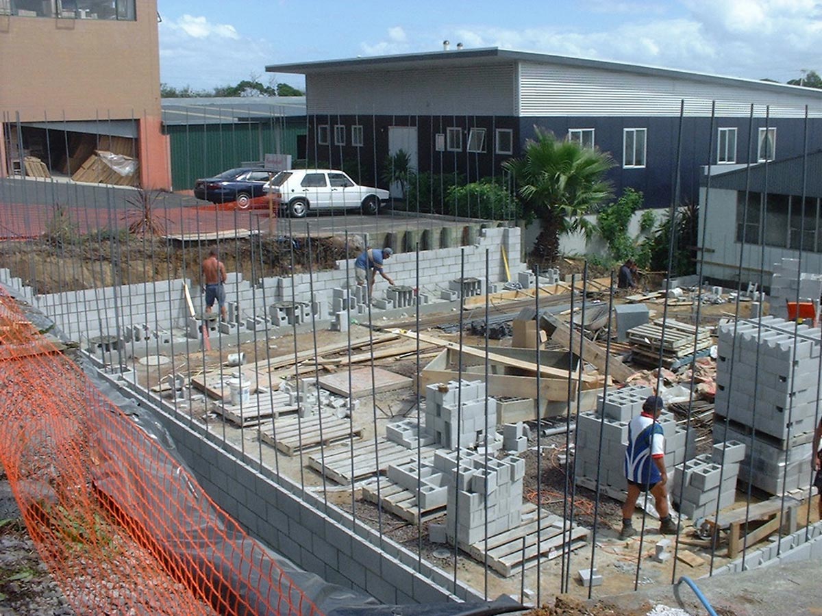 cassidy construction site in the early 2000s