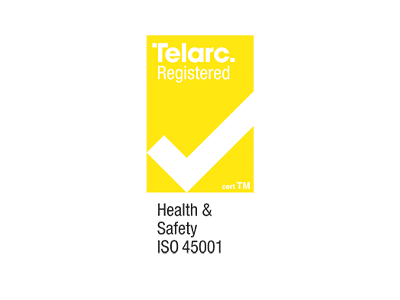 Telarc Health & Safety ISO 45001 logo