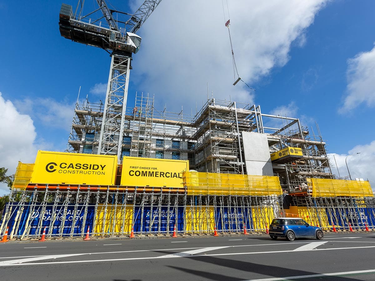 cassidy construction self performing the base build at 99 remuera road
