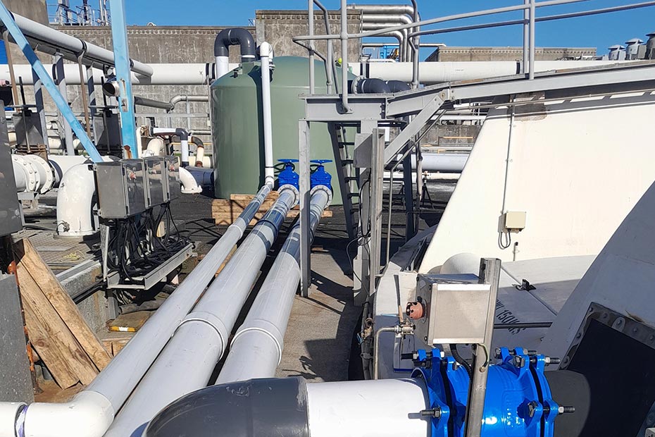 Bypass works at Māngere Splitter Box 1