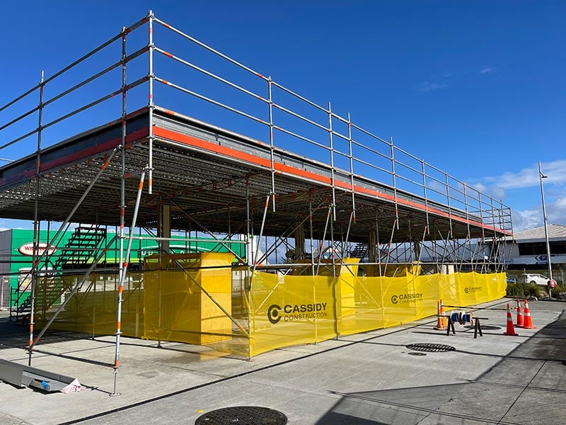 Canopy replacement at BP Taupō Cassidy Construction