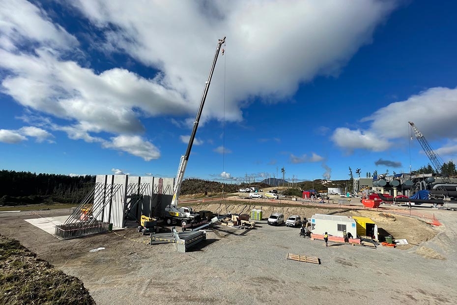 Civil works for Contact Energy at Te Mihi