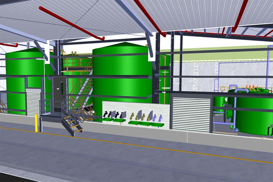 Computer render of Waikato WTP CSEU