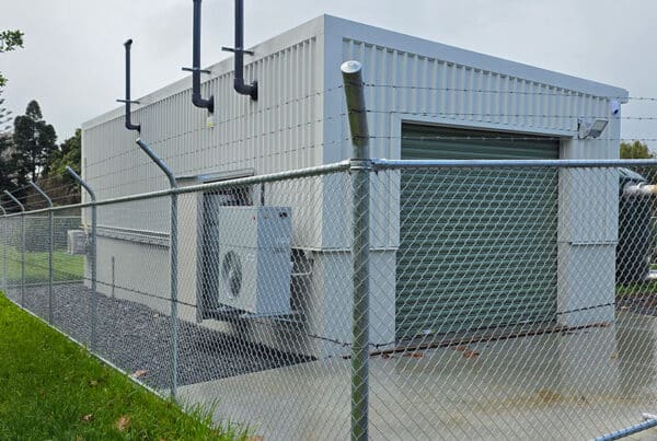 completed works at pukekohe water treatment plant