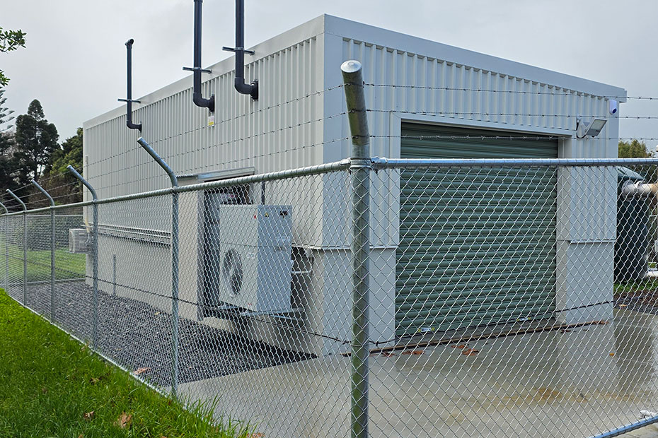 completed works at pukekohe water treatment plant