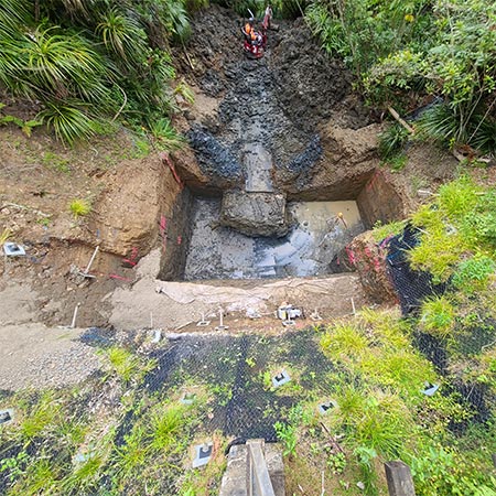 excavations at western headworks cassidy construction