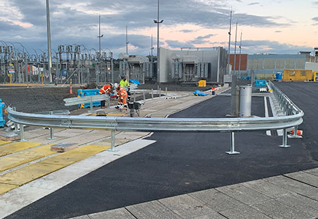 siteworks near completion after demolition of the old control building transpower penrose