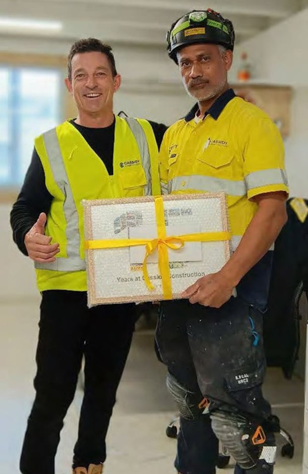 Fifteen years with Cassidy Construction