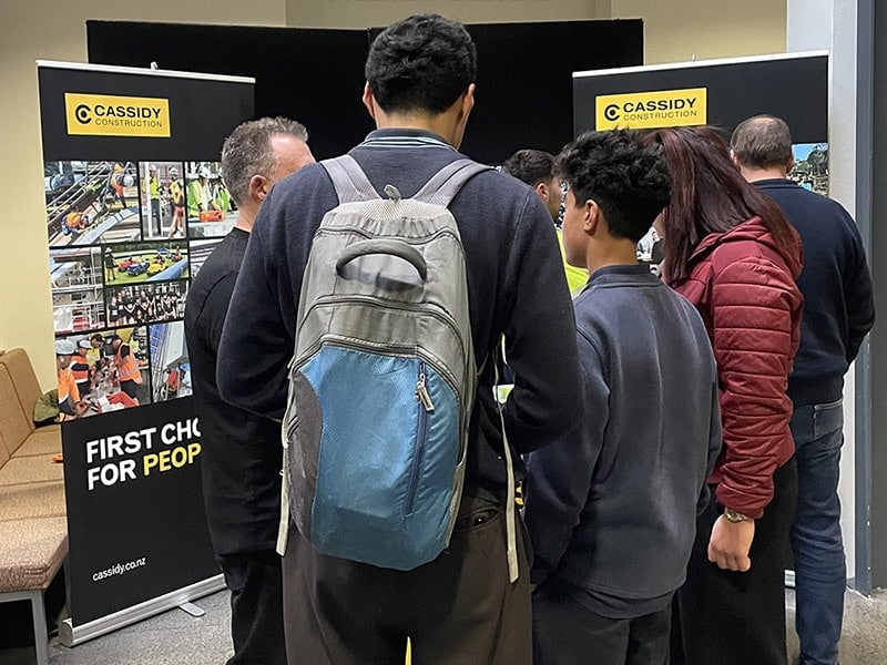 Mount Albert Grammar School Careers Expo Cassidy Construction