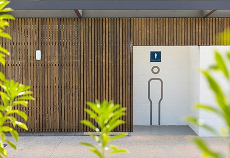 change rooms at Moana Nui-a-Kiwa