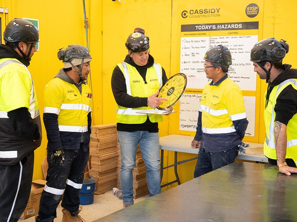 Support from day one at Cassidy Construction