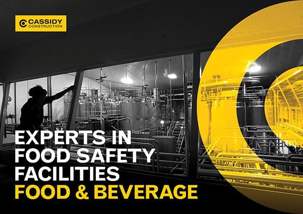 Cassidy Construction capability brochure cover Service Stations